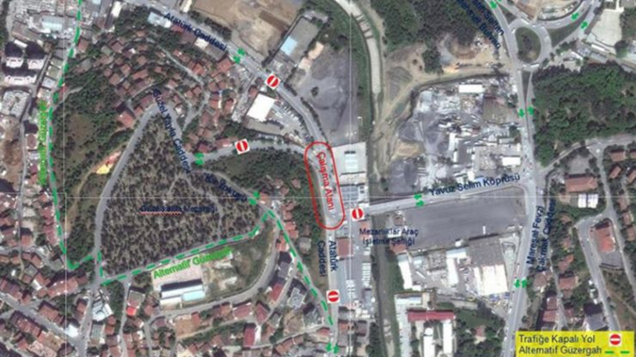 O yol bir ay boyunca kapalı!