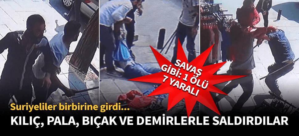 Kılıç, pala, bıçak ve demir sopalarlar saldırdılar!