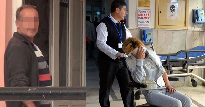 Bulaşıkları elde yıkamayan eşine kafa attı!