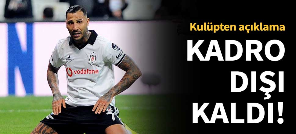 Kadro dışı bırakıldı!