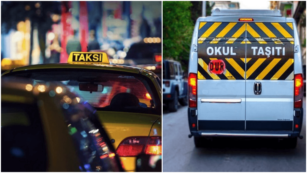 İstanbul'da taksi, minibüs ve okul servis ücretlerine zam!