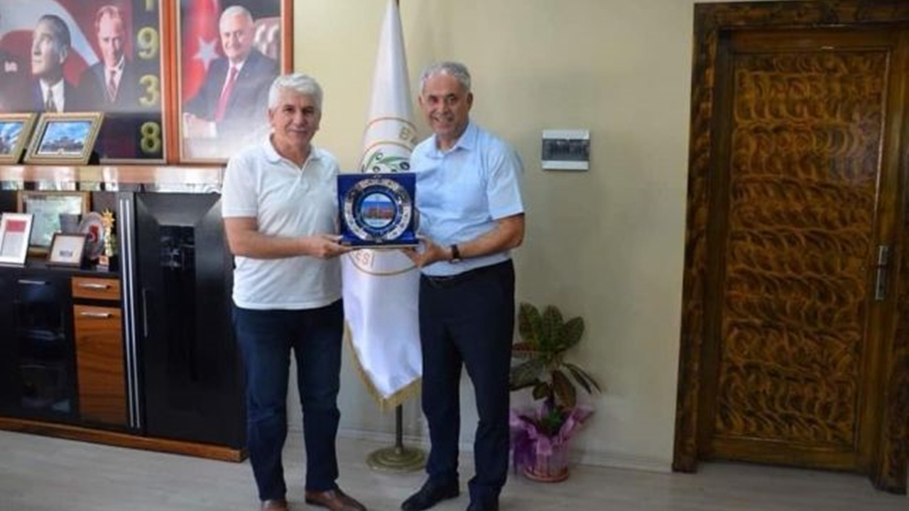 Bilecik'te Eski Belediye Başkanı Sakallı’dan Başkan Mustafa Yaman’a ziyaret