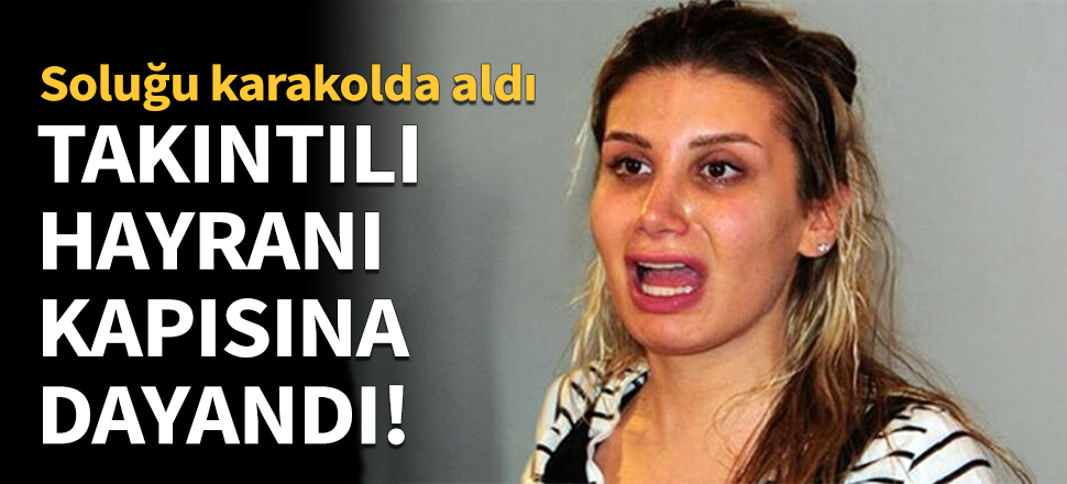 Takıntılı hayranı çiçekle kapısına dayandı!