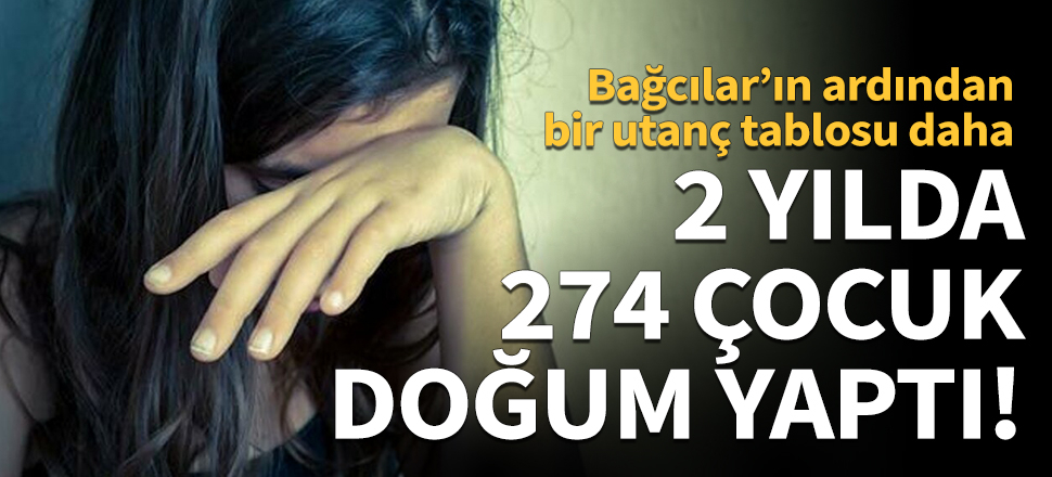 2 yılda 274 çocuk doğum yaptı!