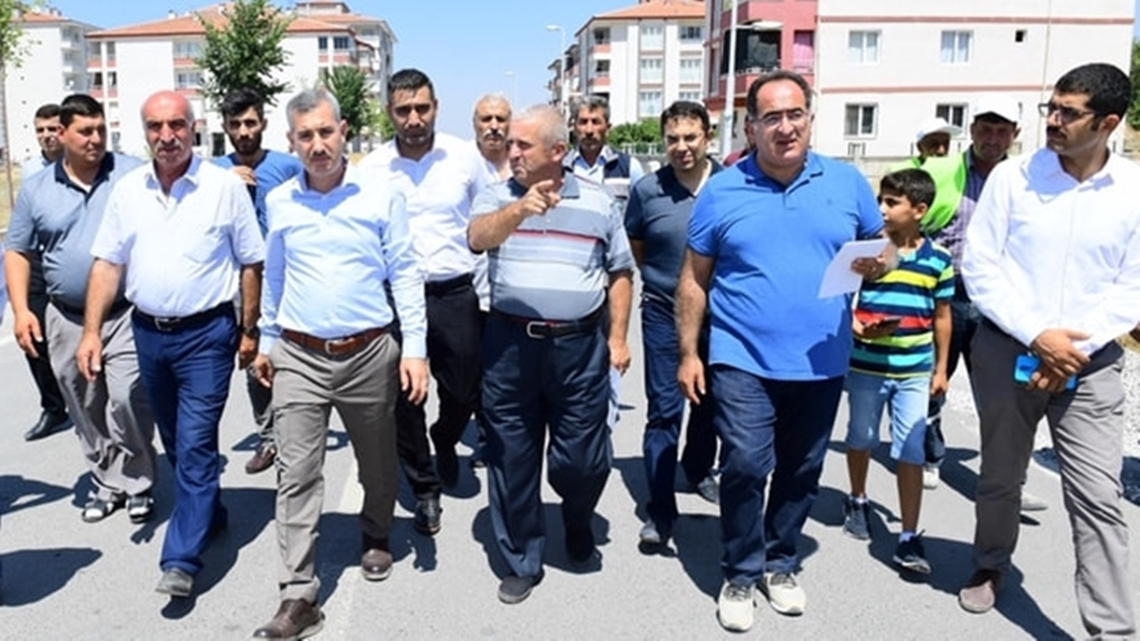 Malatya'da Başkan Mehmet Çınar, yatırımları yerinde inceledi