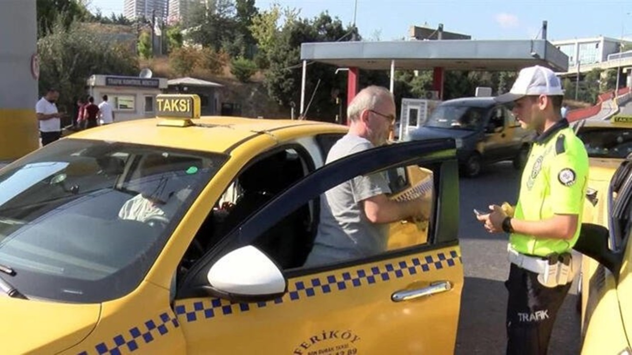 İstanbul'da taksicilere operasyon!