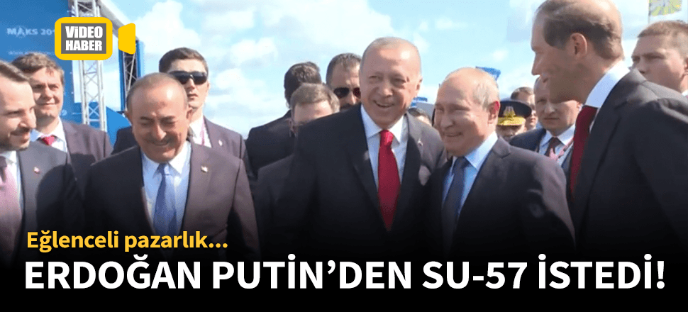 Cumhurbaşkanı Erdoğan SU-57 uçağını inceledi!