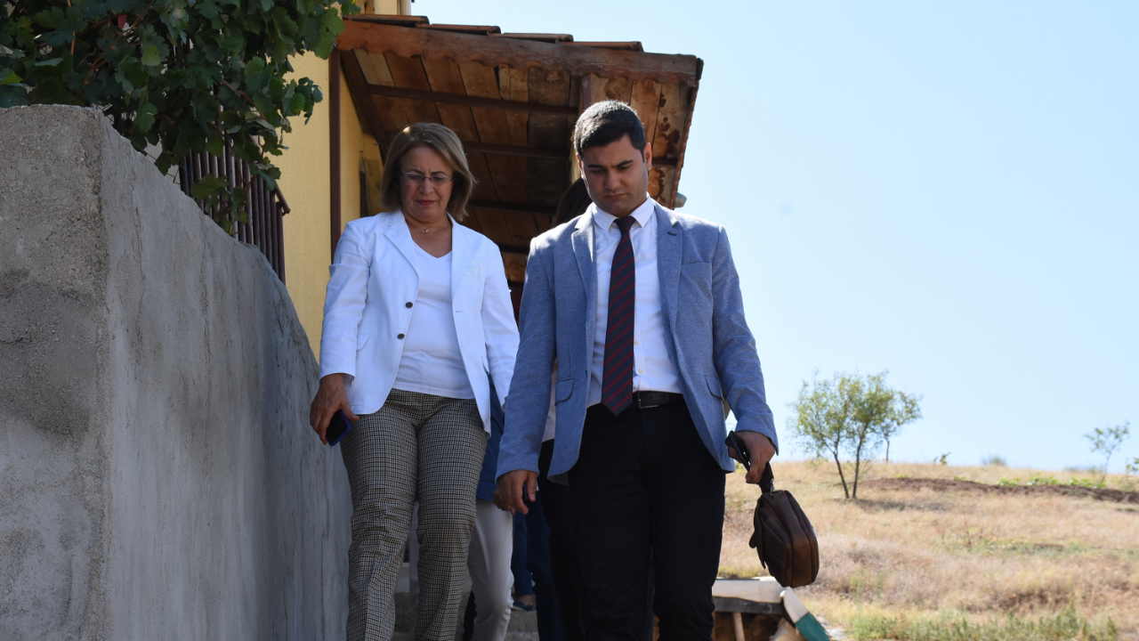 Kırıkkale'de CHP'li Fatma Köse, Emine Bulut'un ailesini ziyaret etti