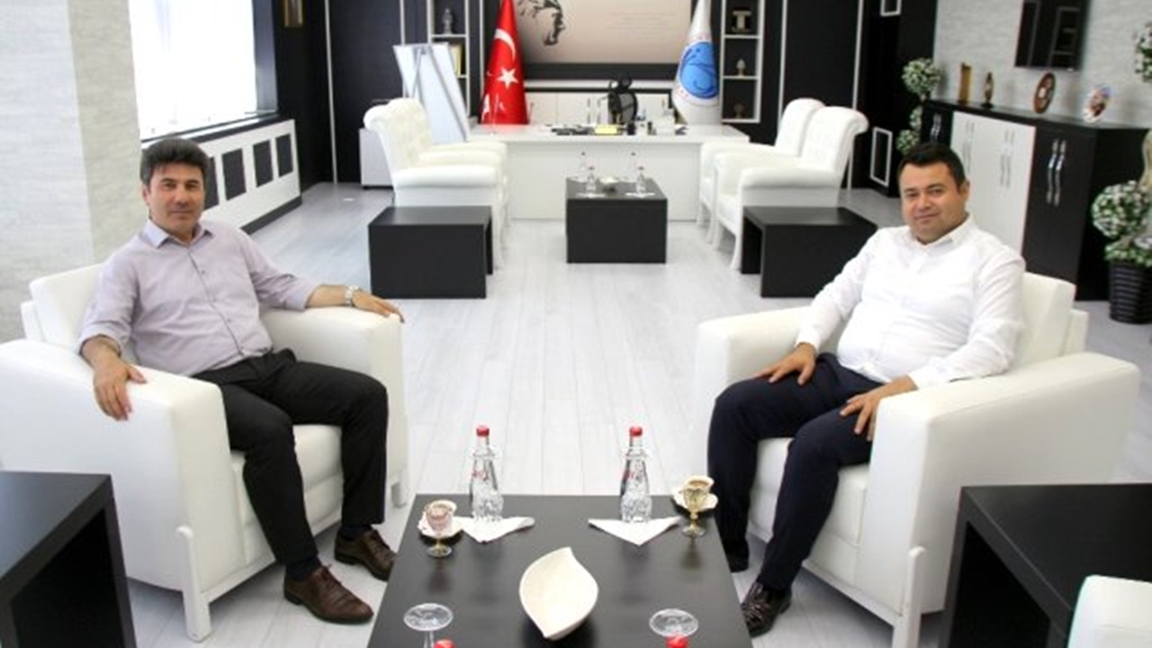 Kilis'te Musabeyli Kaymakamı Ertuğrul Avcı’dan veda ziyareti