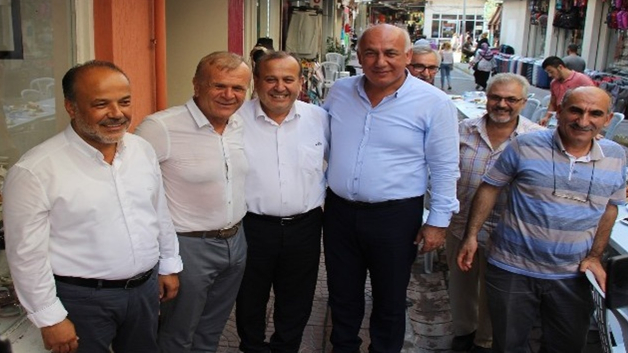 Aydın Söke’de Başkan Levent Tuncel esnafın konuğu oldu
