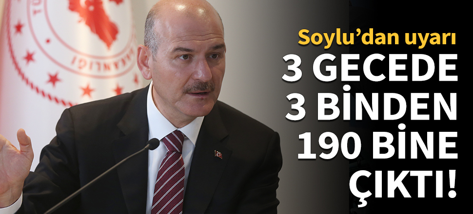 3 gecede,  3 binden 190 bine çıktı!