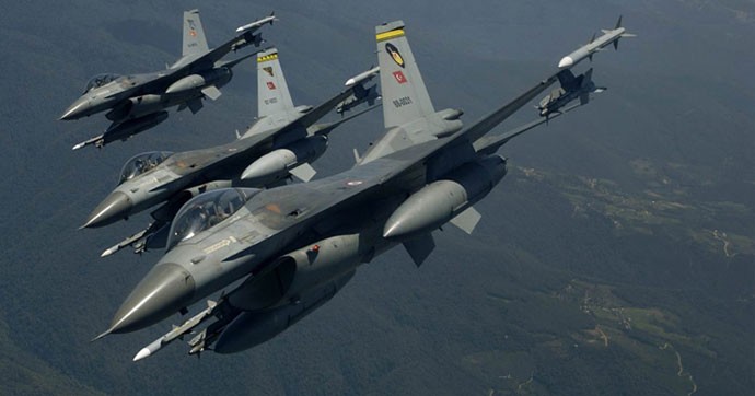 Terör yuvalarına bomba yağdı