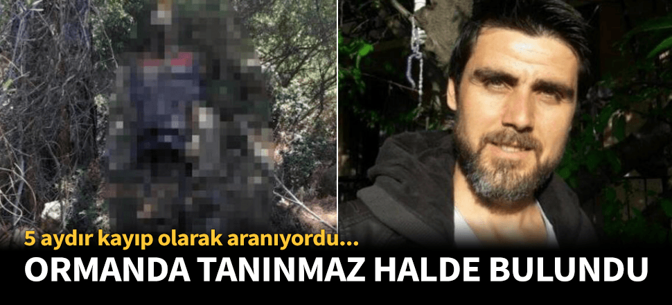 Ormanlık alanda tanınmaz halde bulundu!