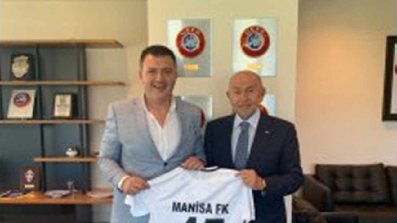 Manisa FK'dan TFF Başkanı Nihat Özdemir'e ziyaret
