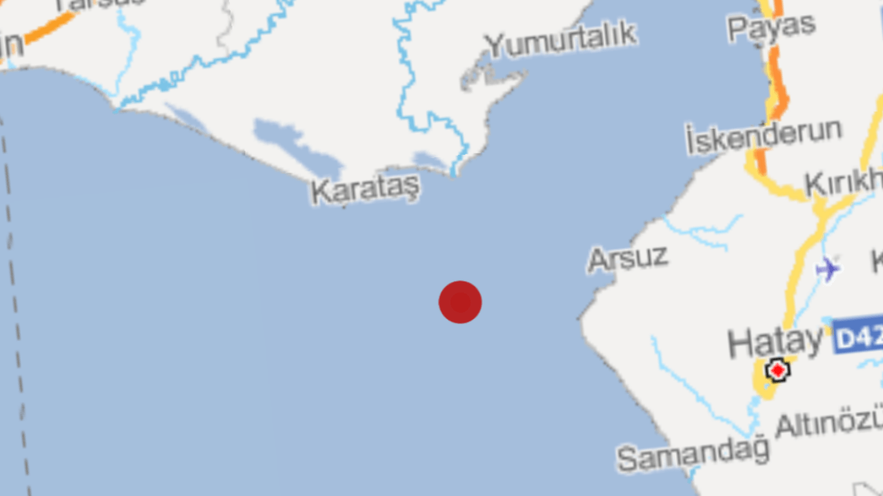 İskenderun Körfezi'nde korkutan deprem!