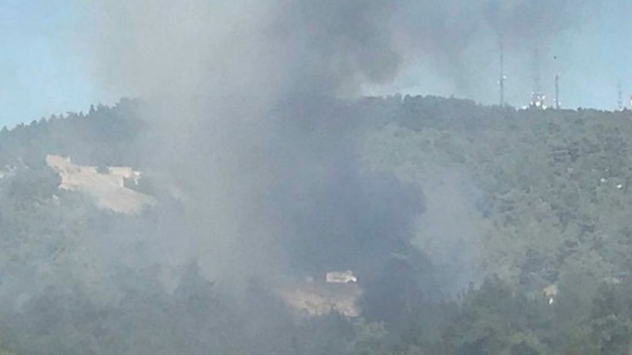 Çanakkale'de korkutan orman yangını!