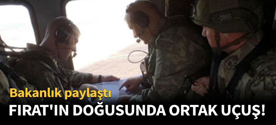 Fırat'ın doğusunda ortak uçuş