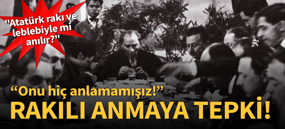 Perinçek'ten rakılı Atatürk anmasına tepki
