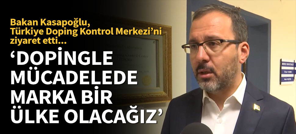 'Sıfır tolerans' ve 'temiz spor' felsefesi!