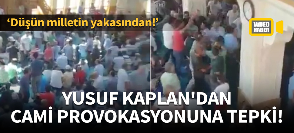 Yusuf Kaplan'dan cami provokasyonuna tepki!