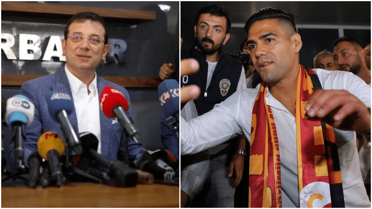 Galatasaraylılardan İmamoğlu'na Falcao'lu gönderme!