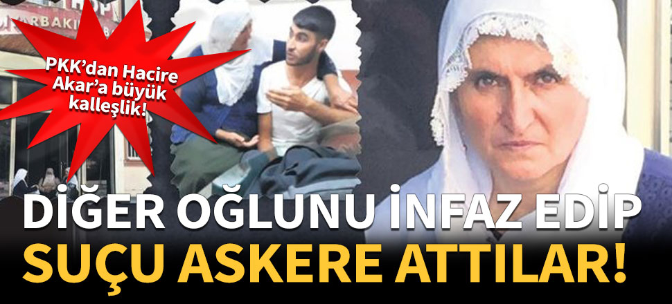 Diğer oğlunu infaz edip suçu askere attılar!