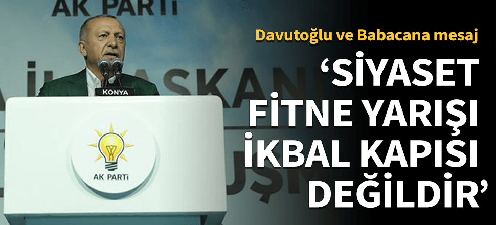 Erdoğan'dan yeni particilere mesaj!