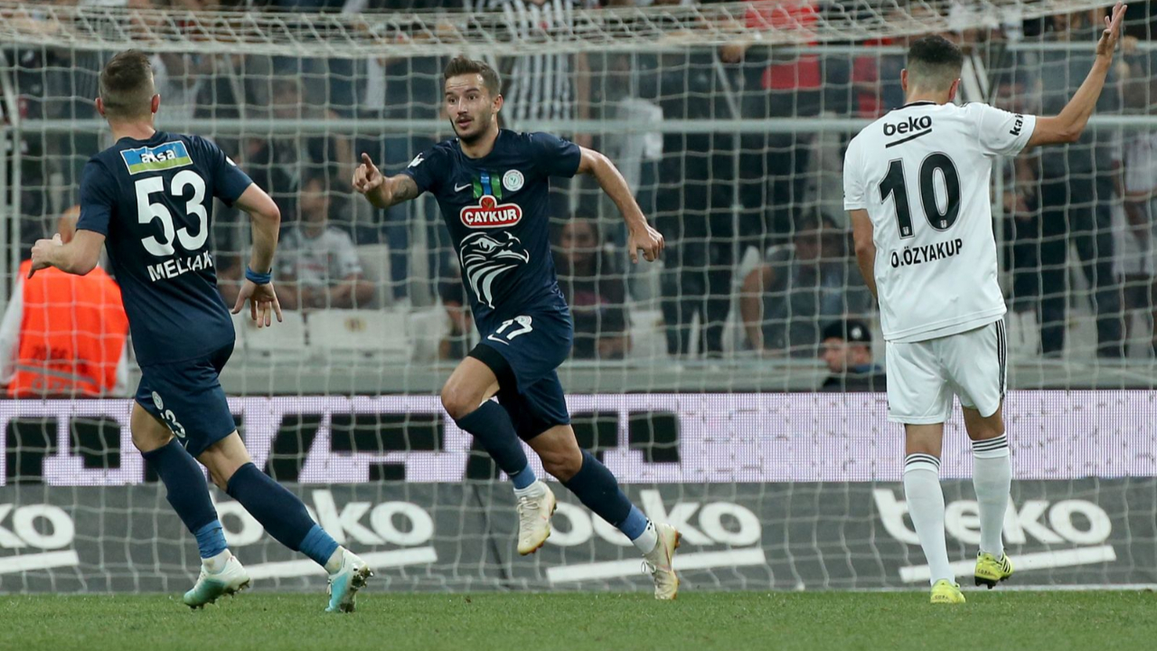 Beşiktaş, Çaykur Rizespor ile 1-1 berabere kaldı!