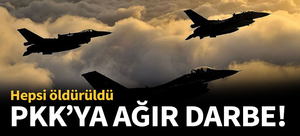 PKK'ya ağır darbe! Öldürüldüler