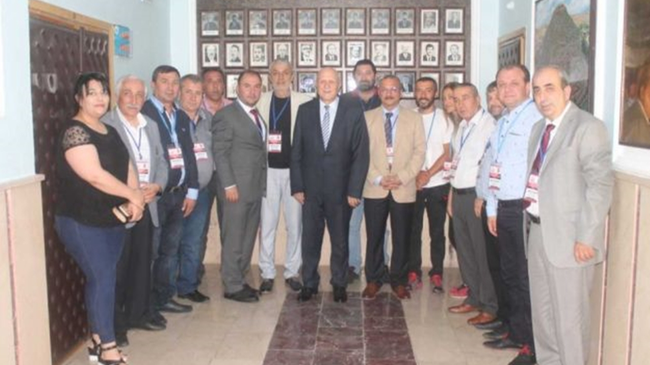 Bayburt'ta Trabzonlu gazetecilerden Başkan Hükmü Pekmezci’ye ziyaret