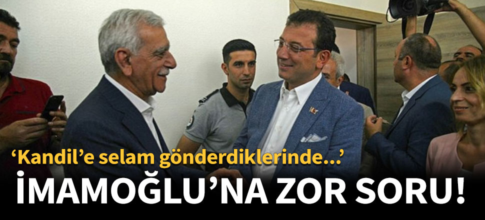 Ahmet Hakan'dan İmamoğlu'na zor soru!