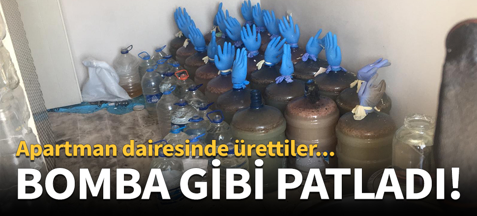 Kazan bomba gibi patladı!