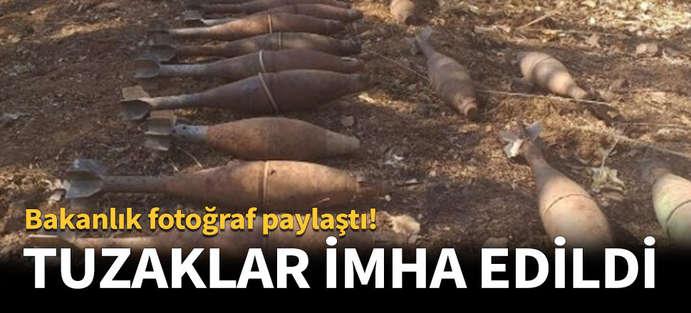 PKK'ya ait tuzaklar imha edildi!
