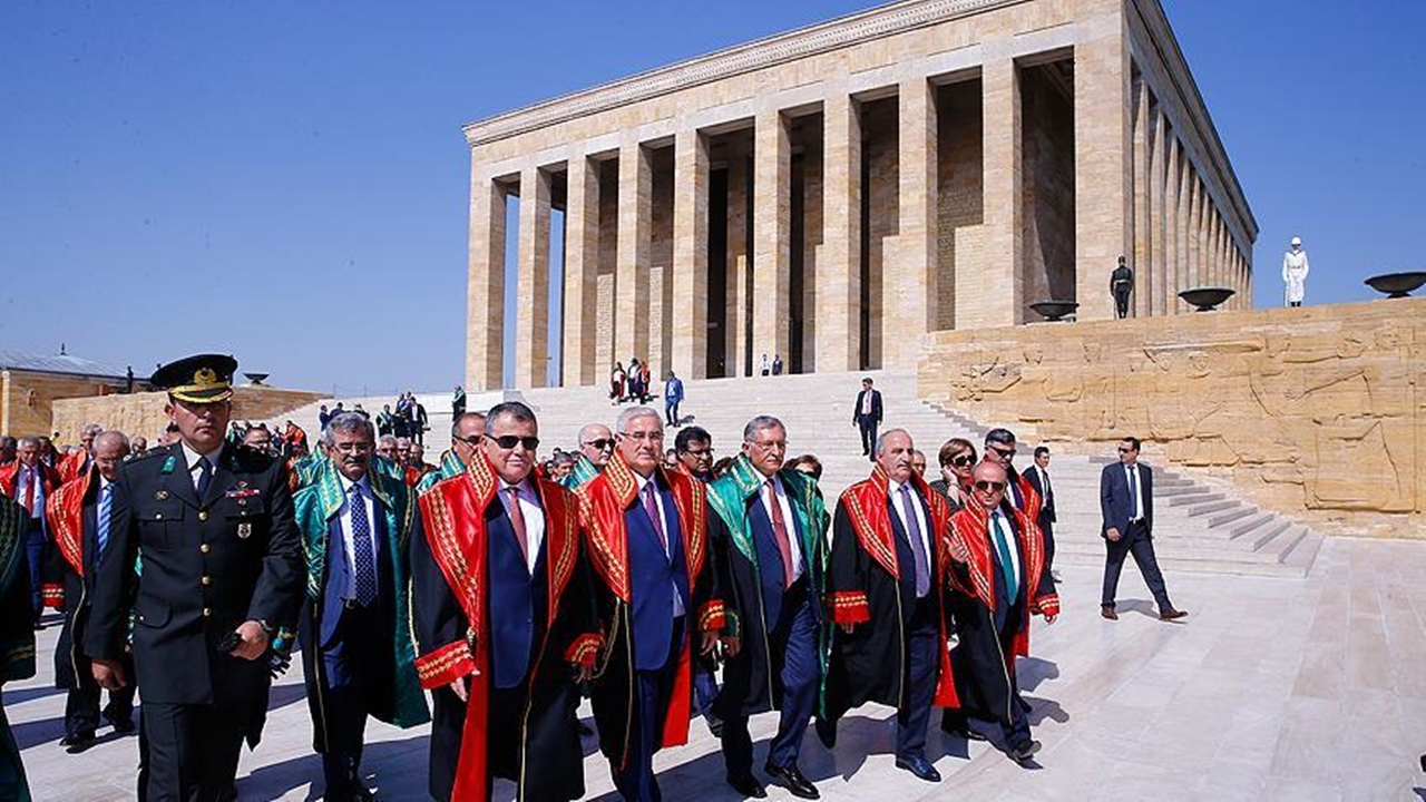 Ankara'da Yargıtay Başkanı İsmail Rüştü Cirit, Anıtkabir’i ziyaret etti