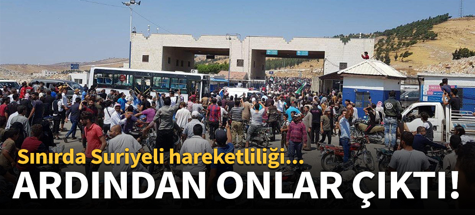 Ardından onlar çıktı!