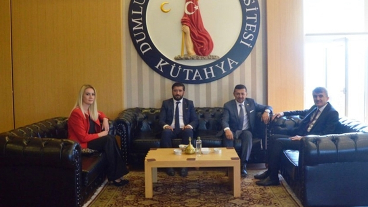 Kütahya'da Milletvekili Ahmet Erbaş’tan Rektör Kazım Uysal’a ziyaret