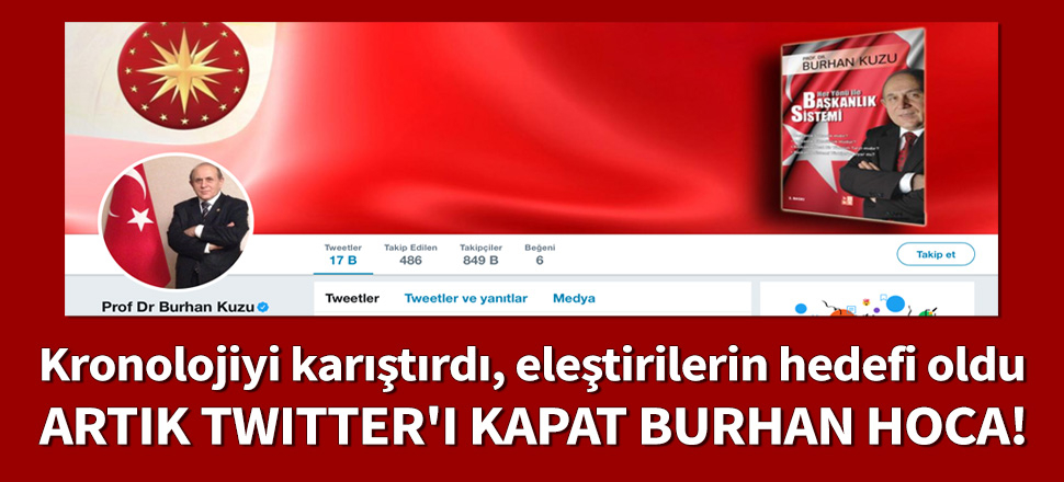 Kronolojiyi karıştırdı, eleştirilerin hedefi oldu