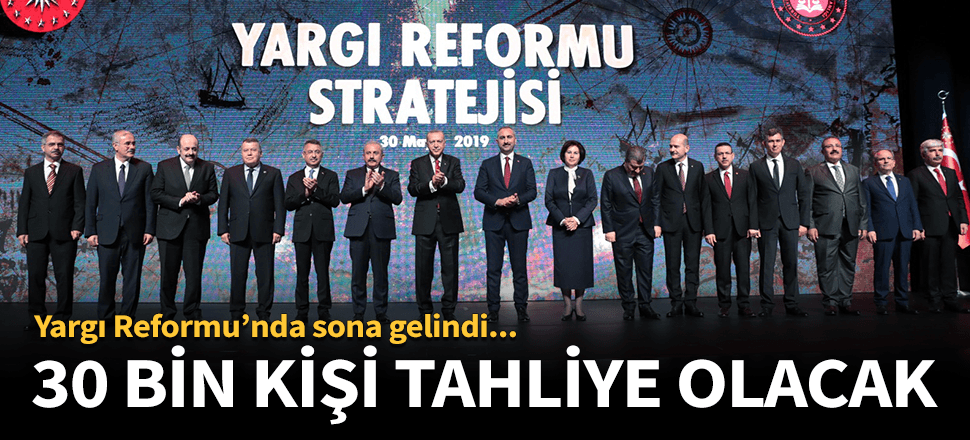 En az 30 bin kişi cezaevlerinden tahliye olacak!
