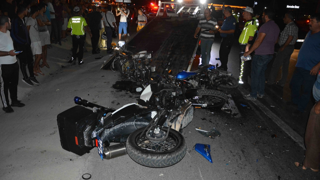 Motosikletler çarpıştı: 2 ölü...