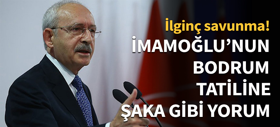 İmamoğlu'nun Bodrum tatiline şaka gibi yorum!
