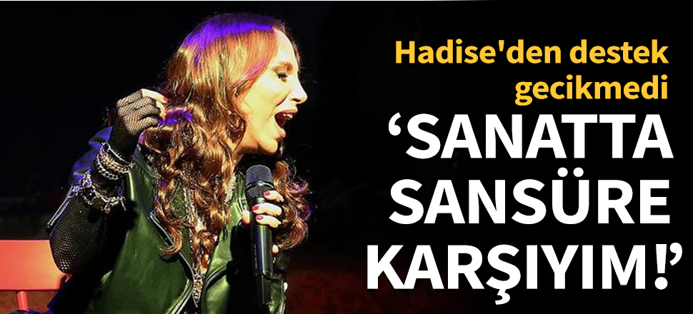Sertab Erener: Sanatta sansüre karşıyım!