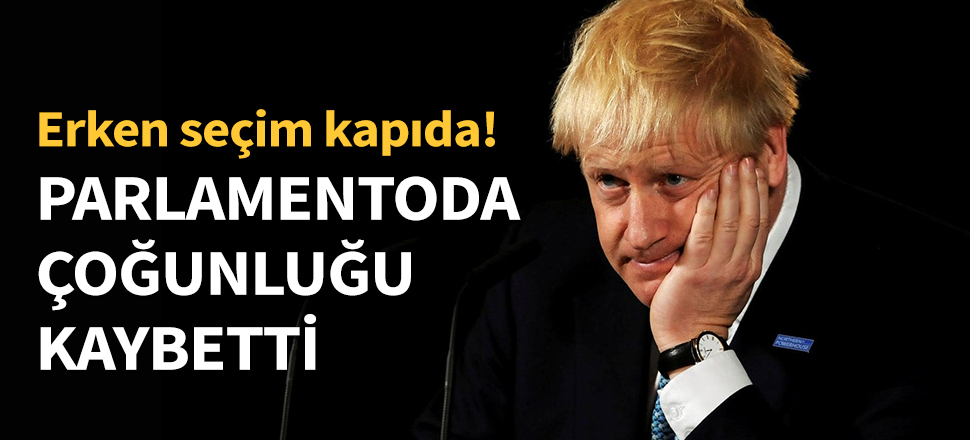 Boris Johnson parlamentodaki çoğunluğu kaybetti!