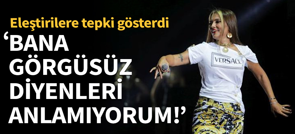 Demet Akalın: Bana 'görgüsüz' diyenleri anlamıyorum!