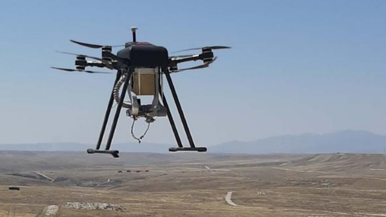 Türkiye'nin ilk silahlı drone sistemi!