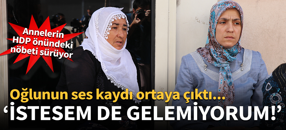 Oğlunun ses kaydı ortaya çıktı!