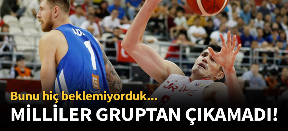 Milli takımımız Çekya'ya 91 - 76 mağlup oldu.