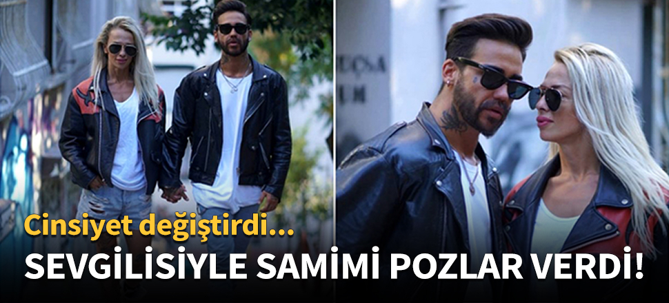 Sevgilisiyle samimi pozlar verdi!