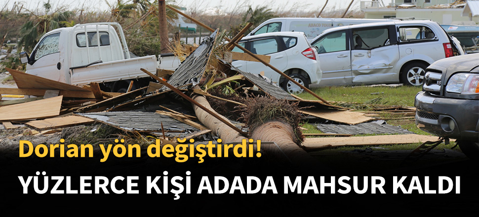 Yüzlerce kişi adada mahsur kaldı...