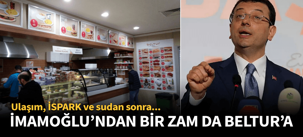 İmamoğlu'ndan bir zam daha!