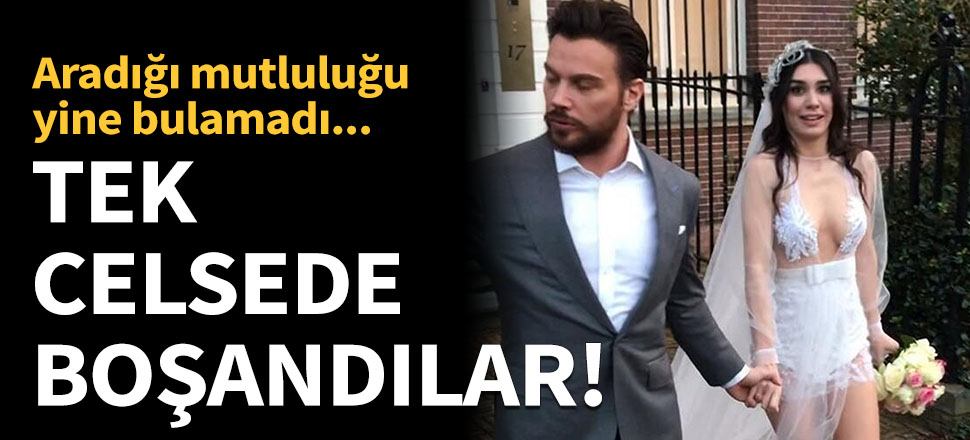 8 aylık evlilikleri tek celsede bitti!